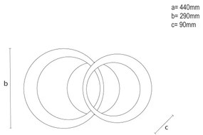 Plafoniera dimmerabile a LED/35W/230V 3000-6500K + telecomando