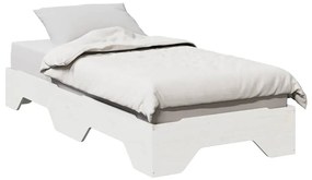 Giroletto Senza Materasso Impilabile Bianco 75x190 Cm Legno /