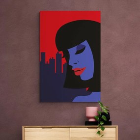 Quadro su tela – Straniera in città