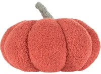 Cuscino di peluche a forma di zucca in tessuto boucl arancione 28 cm decorazione accessorio di halloween