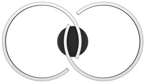 Eglo 900955-Plafoniera LED RGBW dimmerabile AMANDOLO 19,5W/230V nero + +TC