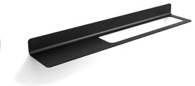 Mensola per bagno Saeta con fissaggio a dx L 63.4 cm nero