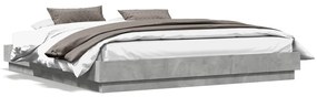 Giroletto grigio cemento 180x200 cm in legno multistrato