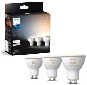 SET 3x Lampadina LED dimmerabile Philips Hue WHITE AMB. GU10/4,2W/230V 2200-6500K