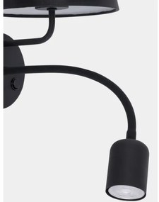 Applique MAJA 1xE27/15W/230V + 1xGU10/10W/230V nero