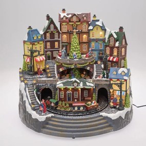 Villaggio di Natale H 38 cm