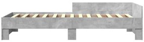Giroletto grigio cemento 75x190 cm in legno multistrato