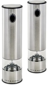 Cole&Mason - Set 2 macinini elettrici BATTERSEA, 6xAAA