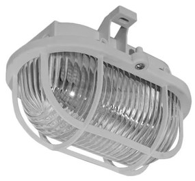 Plafoniera da esterno OVAL 1xE27/60W/230V IP44 grigio