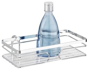 WENKO 20409100-Mensola PREMIUM in acciaio inossidabile 24x13,5 cm inox/argento