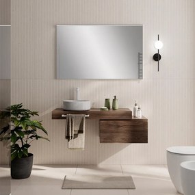 Mobile da bagno sotto lavabo Step noce L 60.3 x H 30 x P 46 cm 1 cassetto, lavabo non incluso