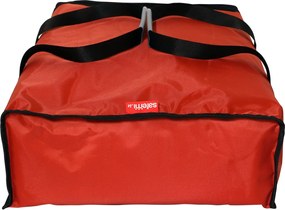 Borsa Termica Porta Pizze da Asporto 1/2 Mezzo Metro 3 o 4 Cartoni Safemi Express 4 Rossa...