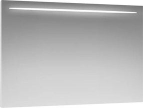 Specchio con illuminazione integrata rettangolare Retroil L120 x H70 x P2 cm cromato, con striscia led
