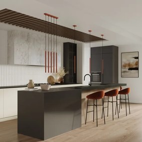 Sollux SL.1524 - Lampadario a sospensione con filo PASTELO 1xG9/8W/230V rosso