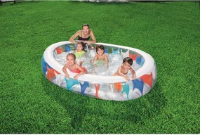 Piscina Gonfiabile Multicol.Cm.152x234x51h 54066b
