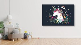 Stampa su tela – Unicorno carino
