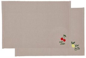 Tovagliette in set in cotone 2 pz 33x48 cm Bistro – Södahl