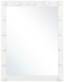 Specchio camerino da parete a LED 50 x 60 cm bianco ODENAS Beliani