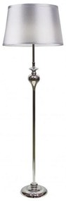 Lampada da terra PRIMA 1xE27/60W/230V argento/cromo lucido