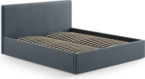 Testiera azzurra in imbottito 170,5x100 cm Remo – Micadoni