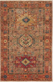 Samarkand Tappeto 100x150 Giallo (Pakistan) Annodato A Mano
