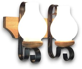 Brilagi - Applique QUEEN 2xE14/40W/230V faggio