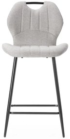 Set di sbagelli da bar beige in imbottito 2 pz (altezza della seduta 65 cm) Muli – Marckeric