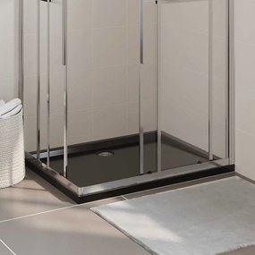 Piatto Doccia İn Abs Rettangolare Nero 80x110 Cm /
