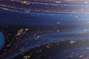 Quadro su tela – Astrazione blu