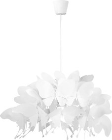 Lampadario per cameretta FARFALLA 1xE27/60W/230V bianco