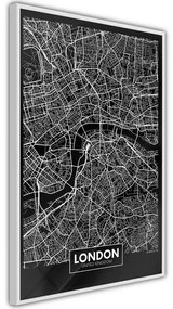 Poster City Map: London (Dark)