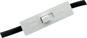Faretto LED/5W/230V 3000/4000/6400K Ø 7,5 cm nero