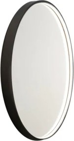 Specchio con illuminazione integrata bagno tondo Make Up Mirror ELMA L 71 x H 71 x P 4 cm nero