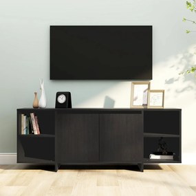 Mobile Porta Tv Nero 130x35x50 Cm İn Truciolato /