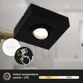 Briloner 3996015 - Faretto LED CTS LED/4W/230V 2700/4000K nero