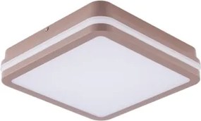 Brilagi-LED Lampada da esterno con sensore BENE LED/18W/230V 21,5x21,5 cm marrone IP54