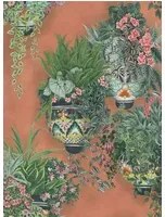 Cole & Son Carta da parati Talavera - Terracotta