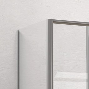 Box doccia 70x190 telaio argento opaco doppio scorrevole | KE-6000A - KAMALU