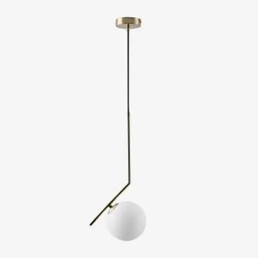 Lampada Da Soffitto In Acciaio Inox Linorayle Dorato - Sklum