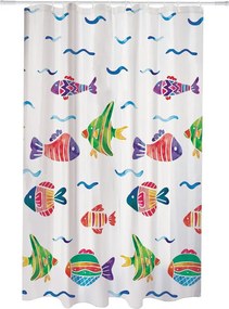 Tenda per doccia 180x200 cm Poissons – MSV