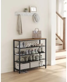 Scarpiera DAVOR marrone/nera