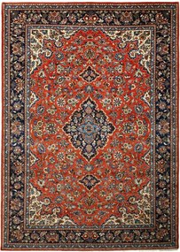 Kashan Tappeto persiano 280 x 200 Rosso (Iran) Annodato A Mano