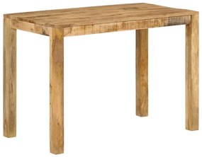 Tavolo Da Pranzo 110x55x76 Cm İn Legno Massello Di Mango /
