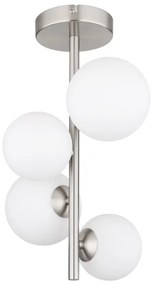 Globo 56140-4D - Lampadario a sospensione con supporto rigido LED RIHA 4xG9/3W/230V cromo