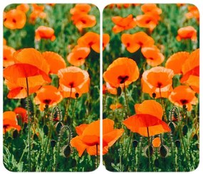 WENKO 2521434500 - Piastra di copertura ABDECKPLATTE - Fiore/Pianta 30x52 cm, multicolore