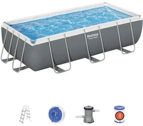 Piscina Steel Rettangolare con Filtro 2D 404X201 h 100 Bestway