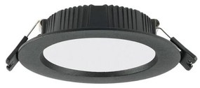 Immax NEO 07296L - Downlight LED dimmerabile da incasso / LED 12W / 230V / Wi-Fi / Ø 12 cm / nero
