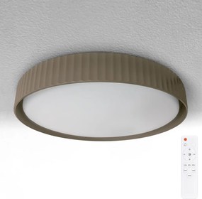 Brilagi - Plafoniera LED dimmerabile LUCIA LED/48W/230V Ø 41 cm taupe+telecomando