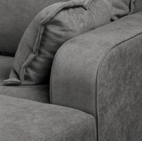 Divano angolare grigio scuro (angolo destro) Beata - Ropez