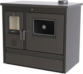 Stufa a Legna con Forno C Line Air Sparta 11,16 kW Antracite